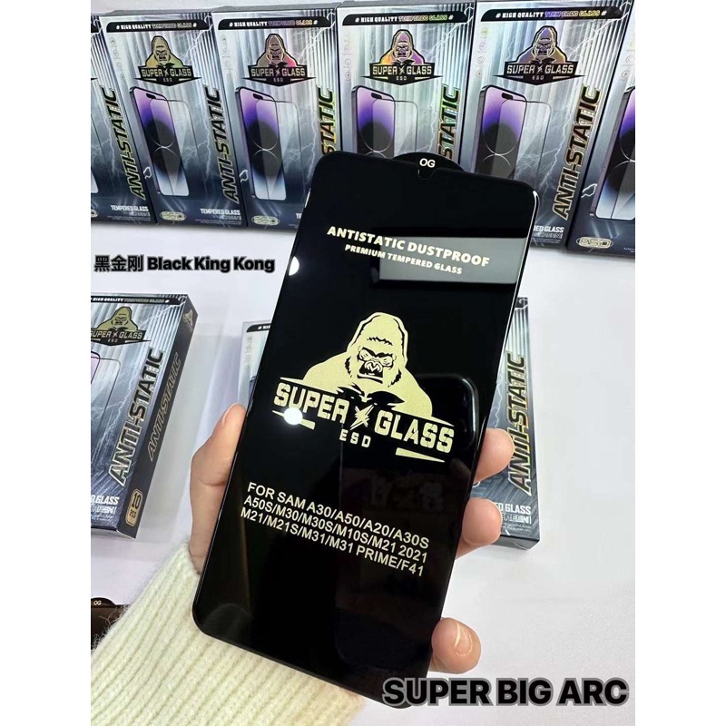 ฟิล์มกระจก Kingkong สำหรับ IPhone14 17promax 11 XR 17 17PRO13promaxเต็มจอขอบดำ งานดี ส่วนโค้งขนาดใหญ่ ป้องกันไฟฟ้าสถิตย์ - รูปที่ 6
