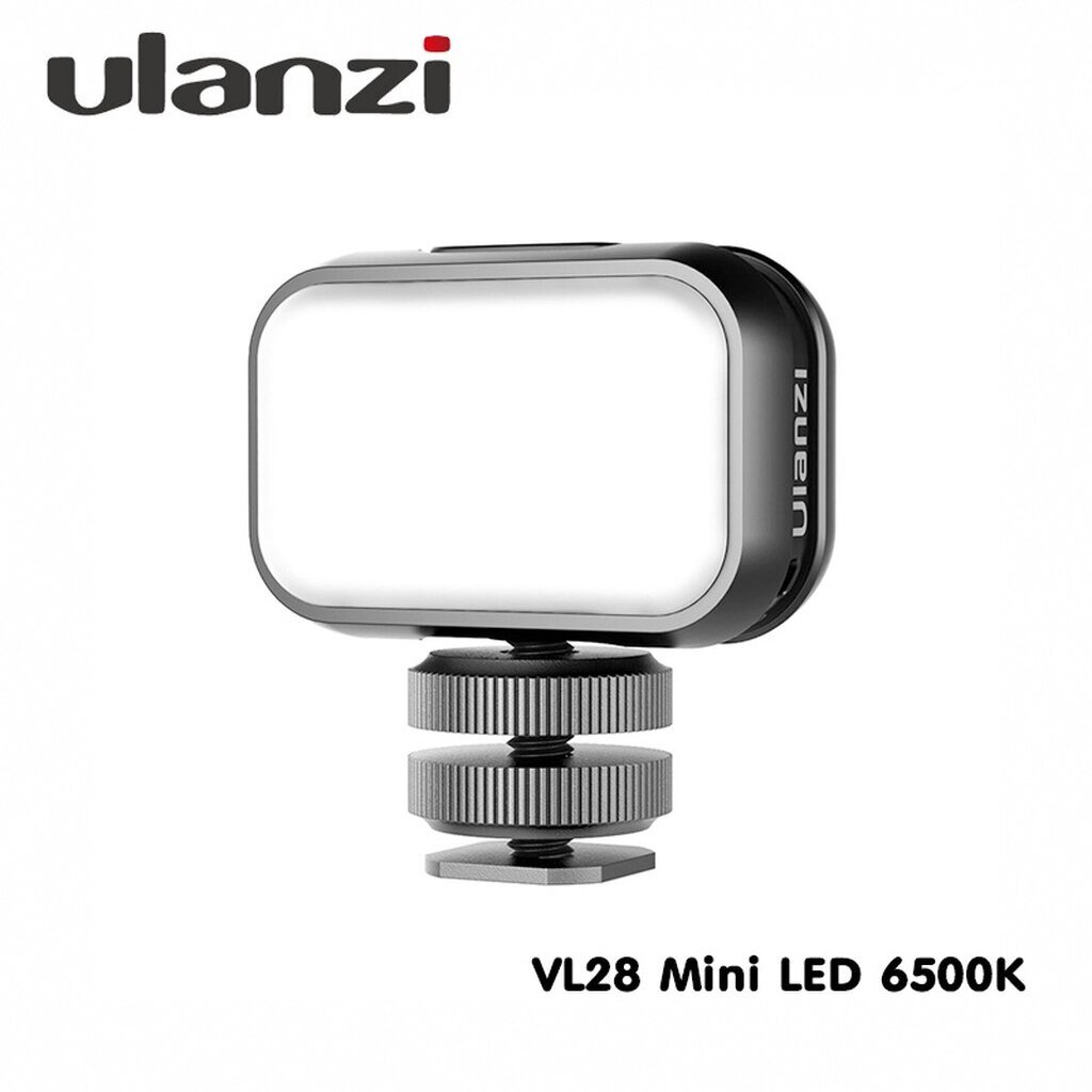 Lighting & Studio Equipments 349 บาท Ulanzi Ulanzi VL28 Mini LED 6500K Soft Lamp Video Light ไฟขนาดมินิ แสงไฟสีขาว ไฟฉายเล็กติดกล้องหรือมือถือ ชาร์จได้ Cameras & Drones