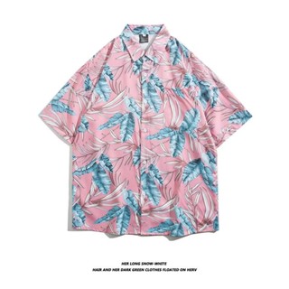 เสื้อฮาวาย Freesize เสื้อเชิ้ต hawaii เชิ๊ตเกาหลี สินค้ามาใหม่ ผ้านิ่มใส่สบาย พร้อมส่ง100 แบบ รุ่น 3118