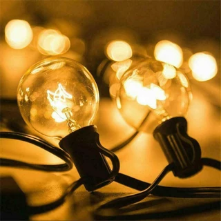 Zeazon (แพ็ค 25 ดวง) หลอดไฟ ปิงปอง G-30 ใส ขนาด 10W ขั้วเกลียว E12 สำหรับ ประดับตกแต่ง สถานที **