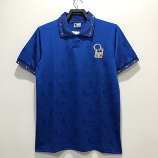 เสื้อกีฬาแขนสั้น ลายทีมชาติฟุตบอล Italy Home 1994 แนวเรโทร แห้งเร็ว สําหรับผู้ชาย ไซซ์ S - XXL