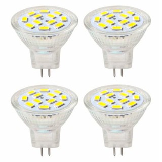 4 ชิ้น Mr11 หลอดไฟ LED วอร์มไวท์สปอตไลท์แทนที่แสงฮาโลเจนการบริโภคต่ำความสว่างสูงเป็นมิตรกับสิ่งแวดล้อม