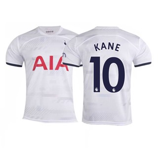 เสื้อยืดแขนสั้น ลายทีมฟุตบอล Tottenham Hotspur Kane 23 24 ชุดเหย้า พลัสไซซ์