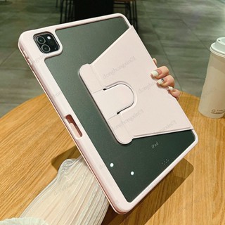 เคสแท็บเล็ตหนัง หมุนได้ 360 องศา พร้อมช่องใส่ดินสอ สําหรับ iPad 10th Generation 2022 9th 8th 7th 10.2 Air 5 4