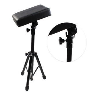 Master Sculptor Tattoo Arm Rest Professional Heavy Duty ปรับความสูง Thicken PU Leather Pad