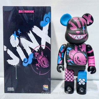 [พร้อมส่ง] Bearbrick บล็อกตัวต่อ รูปหมี Violent Bear 400% สีทอง 28 ซม. สําหรับตกแต่งห้องนั่งเล่น