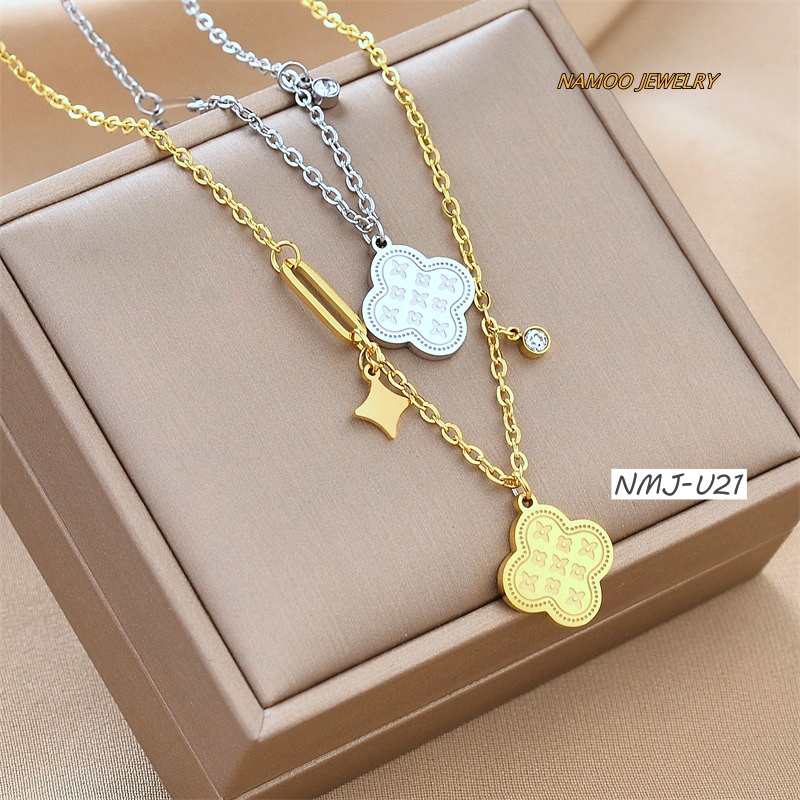 สร้อยคอไทเทเนียมผู้หญิงขนาดเล็กสวยมาก NMJ U21