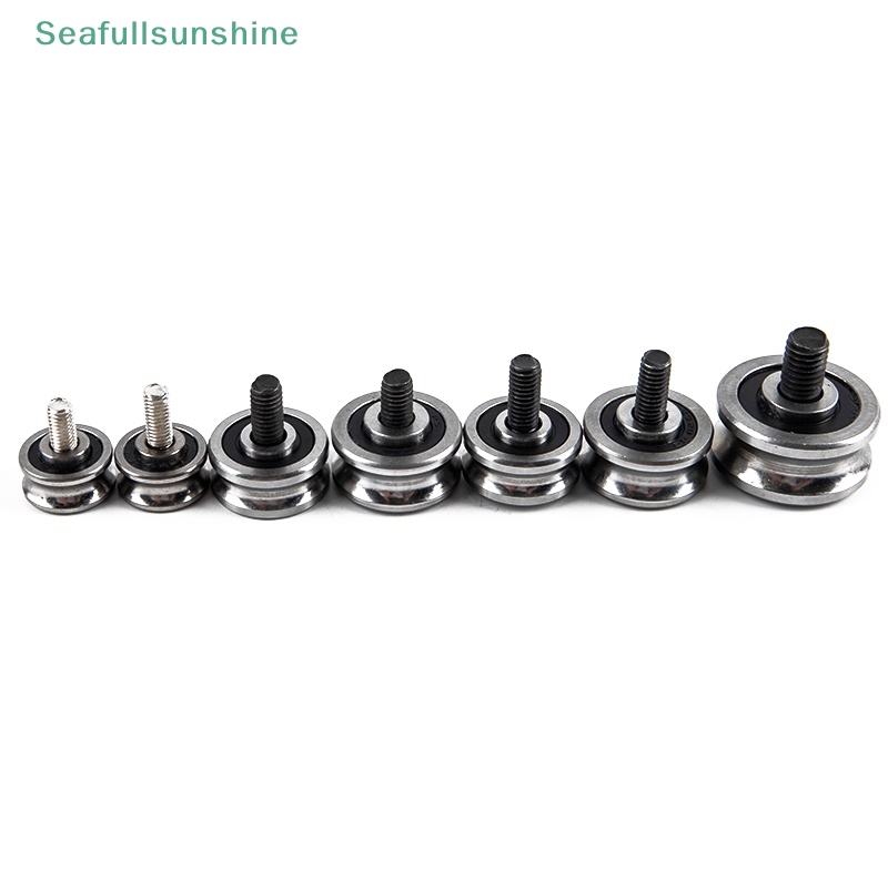 Seaf>SG15 SG20 SG25 SG66+M5 M6 M8 สกรูเหล็กแบริ่งรอก Track Guide Roller well