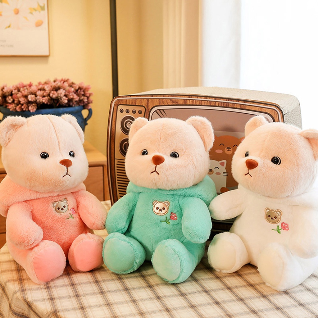 Dolls & Stuffed Toys 99 บาท Preston ตุ๊กตาหมี ตุ๊กตาหมี ของขวัญวันเกิด หมู กระต่าย กลายเป็นตุ๊กตาหมี นอนหลับ ของเล่นตกแต่งบ้าน เบาะโซฟา ของเล่นเอาใจกระต่ายยัดไส้ ของเล่น Mom & Baby