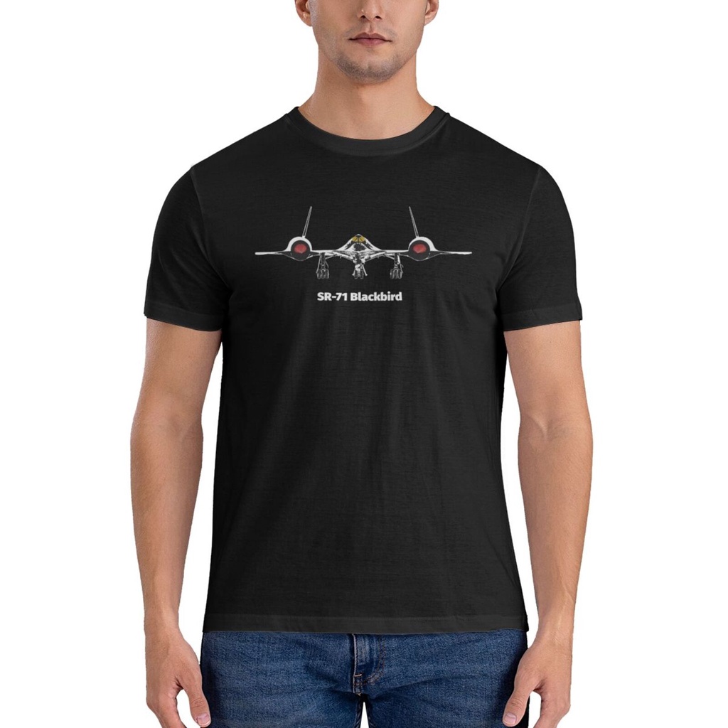 Sr 71 Blackbird Sr71 Seventy One Black Bird เสื้อยืดผู้ชายคุณภาพสูง