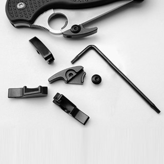 อะไหล่กระดุมอลูมิเนียมอัลลอยด์ น้ําหนักเบา สําหรับมีดพับ Spyderco C41 Native 5 DIY