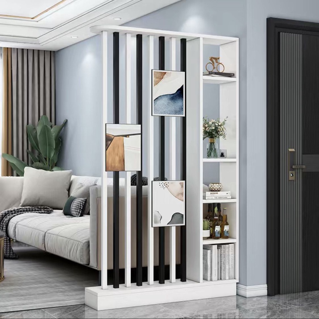 NEW！ฉากกั้นห้องนั่งเล่น ฉากกั้นระเบียง ตู้ ชั้นวางของแบบเรียบง่าย ห้องนั่งเล่น ห้องรับประทานอาหาร ตู้กั้นห้อง - รูปที่ 3