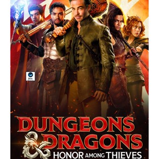 แผ่นบลูเรย์ หนังใหม่ ดันเจียนส์ &amp; ดรากอนส์ เกียรติยศในหมู่โจร (2023) Dungeons &amp; Dragons Honor Among Thieves (เสียง Eng /