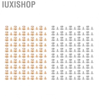 Iuxishop Nail Screw Studs  DIY Decorating Round Head Screws 50 Sets  for Shoes