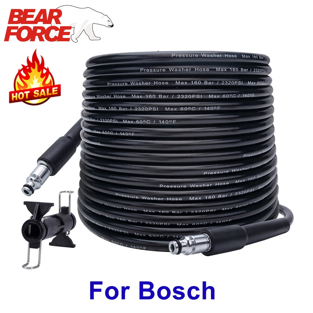 สายท่อแรงดันสูง 6 10 15 เมตร สําหรับเครื่องฉีดน้ําแรงดันสูง Bosch