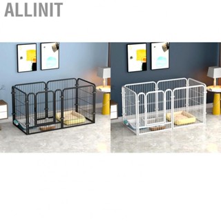 Allinit Metal Pet Fence Safe Prevent Slipping Snap Connection Dog Exercise Fence for Small Medium Large Dogs