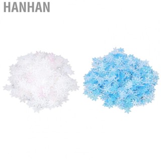 Hanhan Snowflake Confetti  0.9in Wide 1000Pcs Winter Confetti  for Party