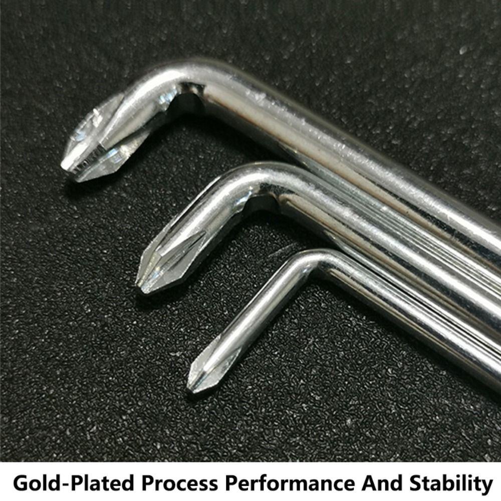 MEERR 3 ชิ้น/เซ็ตไขควงสําหรับ Fender แคบแขนสั้น PH0 PH1 PH2 Professional L-Type - รูปที่ 4