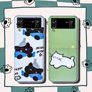 เคสแข็ง ลายการ์ตูนน่ารัก สําหรับ Samsung Galaxy Z Flip 4 Z Flip 3 Samsung Z Flip4 Z Flip3