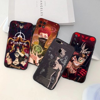 เคสโทรศัพท์มือถือ ลาย Black Clover สีดํา สําหรับ OPPO A3S A5S A37 A39 A57 A59 A77 A83 A1K A5 A8 A9 A31 A7 F3 F1S