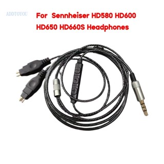 【3C】สายเคเบิลอัพเกรดหูฟัง สําหรับ HD580 HD650 125 ซม. 49 21 นิ้ว