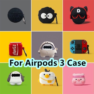 【จัดส่งรวดเร็ว】เคสหูฟัง แบบนิ่ม ลายการ์ตูน สําหรับ Airpods 3 3