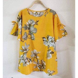 เสื้อคุณแม่ เสื้อแม่บ้าน สาวอวบ อก44" อก40-44 ใส่ใด้ ยาว29ใส่สบายผ้านิ่มเด้งเย็นใส่ทำงานใด้ใส่เที่ยวใด้
