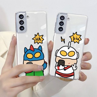 เคสโทรศัพท์มือถือแบบนิ่ม ใส ลายการ์ตูนชินจังน่ารัก สําหรับ Samsung S8 S10 S9 S20 S21 S23 Plus S21 FE S22 Ultra Note 9 10 Plus 20 Ultra 5G