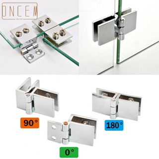 【ONCEMOREAGAIN】DIY Replacement Cupboard Cabinet Glass Door Hinges with 0/90/180 Degrees Clamp