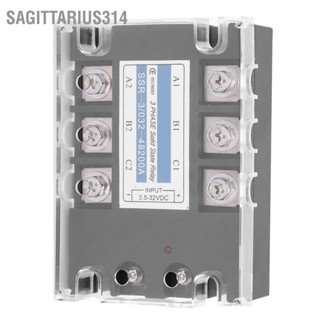 Sagittarius314 3 เฟส SSR DC ควบคุม AC 480V 200A โซลิดสเตตรีเลย์ อุปกรณ์อุตสาหกรรม SSR‑3 D48200