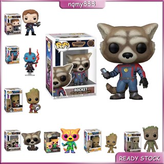 ใหม่ ฟิกเกอร์ Funko POP Guardians of the Galaxy 3 Rocket Raccoon Groot Star Lord Yondu สําหรับตกแต่งบ้าน