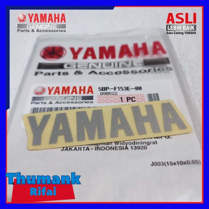ใหม่ ORIGINAL YAMAHA RX KING TOOLBOX STICKER EMBLEM 5BP-F153E-00