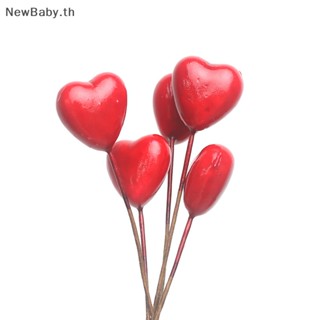 Newbaby โมเดลลูกโป่ง รูปหัวใจ ขนาดเล็ก 1:12 หลากสี สําหรับตกแต่งบ้านตุ๊กตา 5 ชิ้น