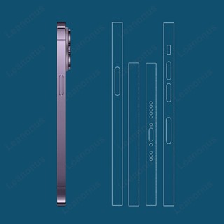 ผิวด้านข้างโปร่งใสสําหรับ Poco F7 F8 Ultra F8Pro Decal กรอบผ…