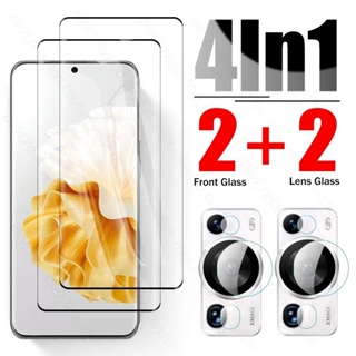 4in1 Full Cover Tempered Glass Case For For Huawei P60 Pro 6.67" Camera Lens Protector MNA-AL00 MNA LNA-AL00 LX9 P 60 60P Art 4G Screen Protection Film