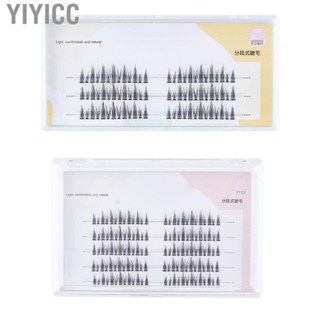 Yiyicc Natural Look Segmented Fake Lashes for Birthday Party Date Wedding