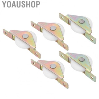 Yoaushop Window Pulleys  Easy Installation 5Pcs Sliding Door Rollers Low Noise  for Replacement