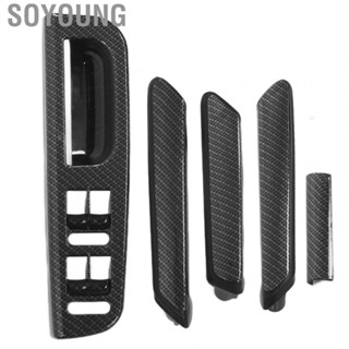 Soyoung Lifting Panel Frame  Wear Resistant ABS 3B0867180A Simple Installation Carbon Fiber Style  for Car Interior Accessories Replacement for MK4 1998-2004