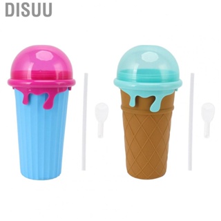 Disuu Frozen Squeeze Cup  Reusable Frozen Smoothies Cup with Built in Freezing Refrigerant for Summer Gift