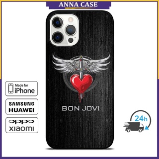 เคสโทรศัพท์มือถือ ลาย Bon Jovi สําหรับ iPhone 14 Pro Max 13 Pro Max Samsung Galaxy Note10+ S21Ultra