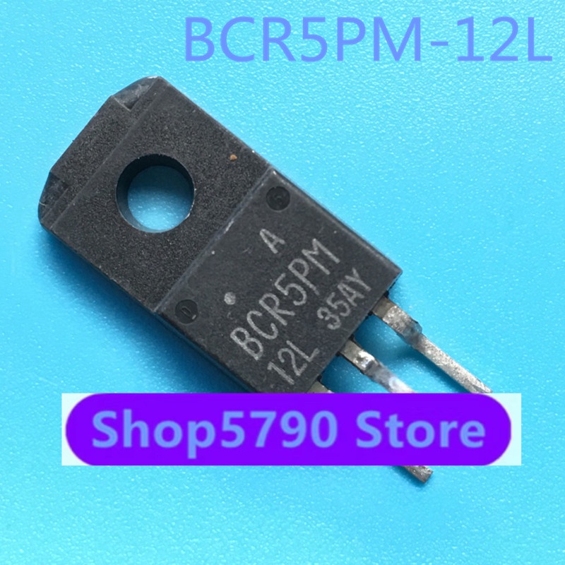 ยี่ห้อใหม่ BCR5PM-12L BCR5PM12L TO-220F Bidirectional thyrtor 5A/600V สามารถยิงโดยตรง