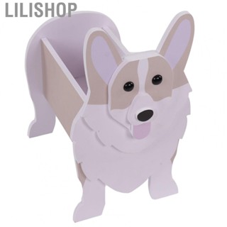 Lilishop Dog Planter PVC Cute Dog Flower Pot Corrosion Resistant for Garden