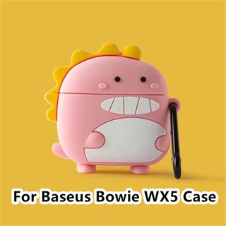 【Case Home】เคสหูฟัง แบบนิ่ม ลายการ์ตูนน่ารัก สําหรับ Baseus Bowie WX5 WX5