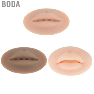 Boda Fake Lips  Semi Permanent Elastic Widely Used 3D Silicone Lips with Tooth Shape for Training for Embroidery Novice