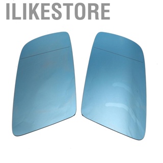 Ilikestore Pair of Heated Side Wing Mirror Glass Fit for E60 E61 E63 03-10 51167065081 51167065082