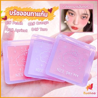 BUAKAO บลัชออน บลัชออนโทนส้ม บรัชออนทาแก้ม เนื้อดี สีสวย ติดทน blush