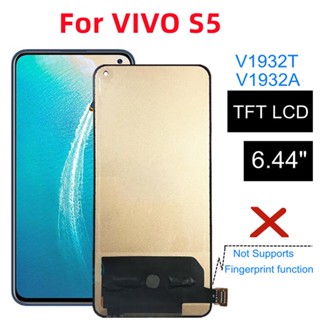 6.44&amp;quot; Tft หน้าจอสัมผัสดิจิทัล LCD สําหรับ VIVO S5 V1932A V1932T