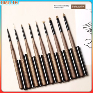 As Nail Art Brush Manicure Halo Dye Brush Phototherapy Painted Layered Brush Sink Gradient Nail Art Shop ชุดเครื่องมือพิเศษ | Timi1