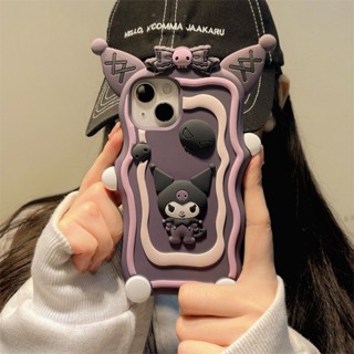 เคสโทรศัพท์มือถือ ซิลิโคน ลายการ์ตูนคุโรมิน่ารัก สําหรับ Iphone 14promax 13 12pro 11