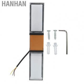 Hanhan Home Rectangle Wall Lamps  Smart Wall Lights Voice Control RGB Color Changing  for Yard